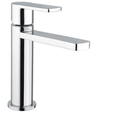 SanCeram Hartley Tall Mono Basin Mixer Tap – Lever Tap - Tall Basin Tap Chrome