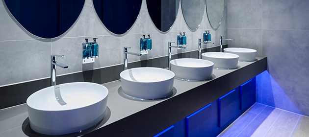 The Sanitaryware Company case study at the Blue Sky Lounge, Ibrox Stadium