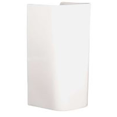 SanCeram Chartham semi sink pedestal only - for use with the Chartham 450 wall hung basin