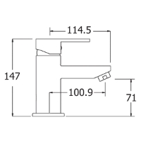 Ethos Mono Basin Mixer Tap - ETH113