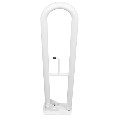 SanCeram 800mm hinged powder coated Doc M grab rails in White - The Sanitaryware Company 