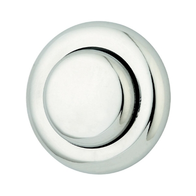 Royal Pneumatic Round Single Flush Toilet Button in chrome finish, The Sanitaryware Company