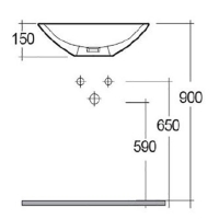 CHWB120 - Front elovation Chartham vessel