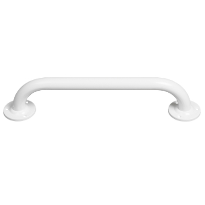 450mm Straight powder coated Doc M grab rail in White - The Sanitaryware Company 